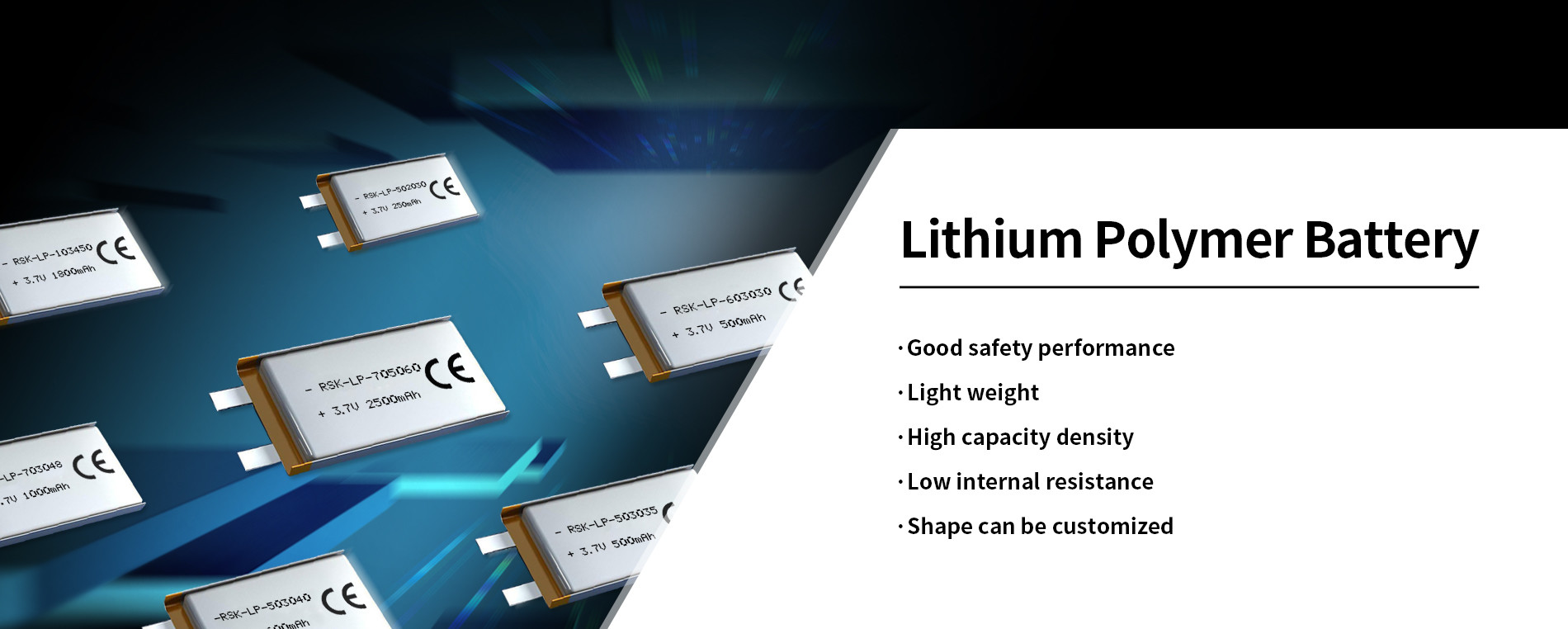 Qualität Lithium-Polymer-Batteriezelle usine