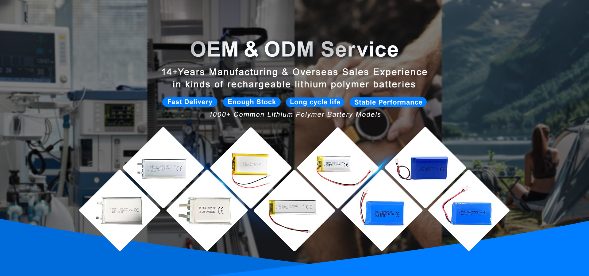 Qualität Lithium-Polymer-Batteriezelle usine