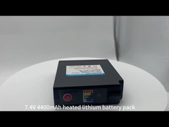 7.4v 4400mAh wiederaufladbare, erwärmte Lithiumbatterien