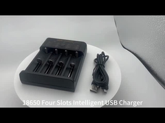 4 Schlitze 18650 Akku-Ladegerät wiederaufladbar 4.2V 2A für Li-Ionen-Batterie Ni-MH Ni-CD