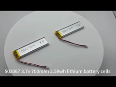 502067 3,7V 700mAh Lithium-Polymer-Akkuzelle