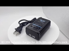 20W 7,4v 11,1v Lithium-Ionen-Batterie-Balance-Ladegerät