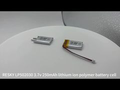 502030 3,7V 250mAh wiederaufladbare LiPo-Akkuzelle