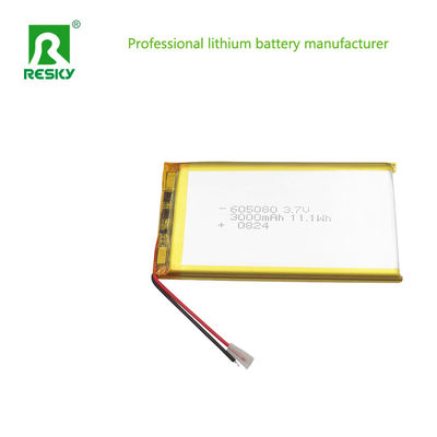 kaufen Wiederaufladbare Lithium-Polymer-Batteriezelle 3.7V 3000mAh 605080 für die Power Bank online manufacture