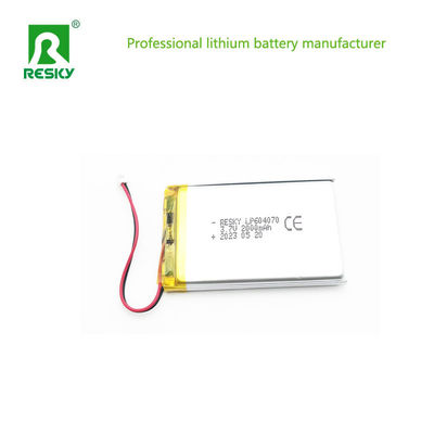 kaufen Lipo Lithium Polymer Batteriezelle 604070 2000mAh 3.7V 7.4wh Für tragbaren Media Player online manufacture