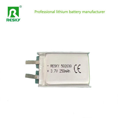 kaufen Wiederaufladbare Lipo-Batterien 502030 3,7v 250mAh Lithium-Ionen-Batterien für den audiovisuellen Bereich Online-Herstellung