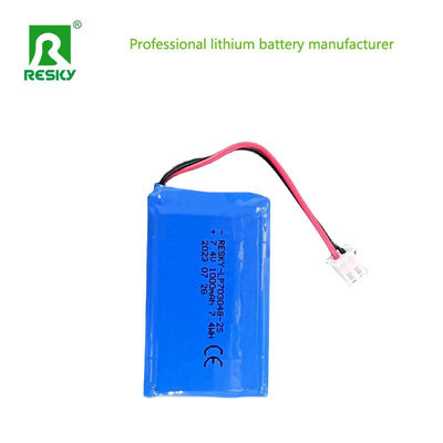kaufen Notfalllicht Lithium Polymer Batteriezelle 703048-2s 7,4V 1000mAh 7,4wh online manufacture
