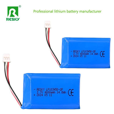 kaufen Wiederaufladbare Li-Polymer-Batterie 103450 1s2p 3.7V 4000mAh online manufacture
