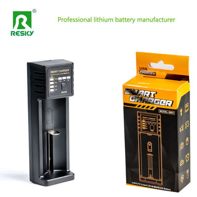 kaufen Smart Wiederaufladbare Batterie Ladegerät 1 Schlitz Für 18650 14500 Li-Ionen-Zelle online manufacture