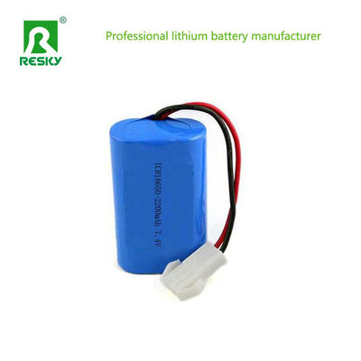kaufen 16W Lithium-Ionen-Batterie 18650 7.4V 2s1p 2200mAh Wiederaufladbare Lithiumbatterien online manufacture