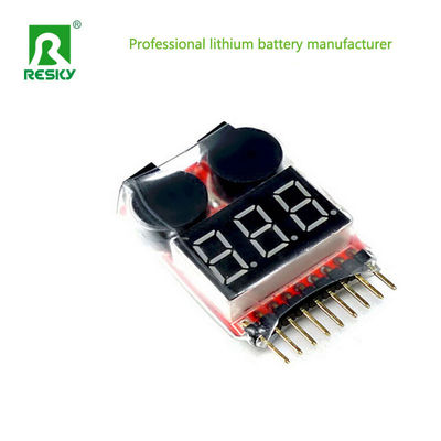 kaufen RC 2s-8s Lipo / Li-Ionen / LiFePO4 Batterie Spannung Tester Niederspannung Buzzer online manufacture
