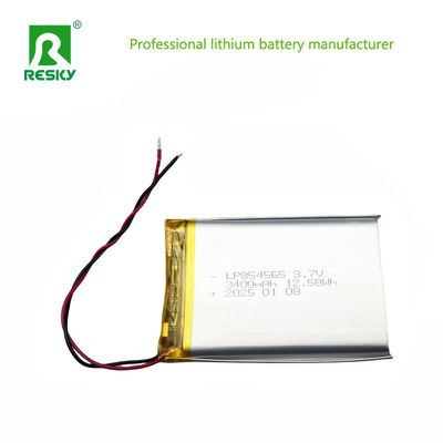 kaufen 854565 Lithium-Polymer-Batteriezelle 3400mAh 3,7V Tasche Lipo-Li-Polymer-Batterien online manufacture