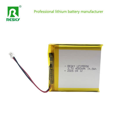 kaufen Lithium-Ionenzelle 105556 3,7v 4000mAh 14,8wh Wiederaufladbare Lithium-Ionen-Polymerbatterie online manufacture