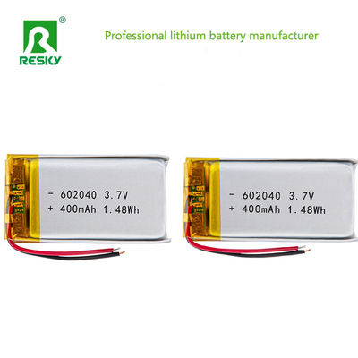 kaufen Solar Lithium Polymer Batteriezelle 602040 450mAh 3,7V Wiederaufladbare Lipo-Batterie Online-Herstellung