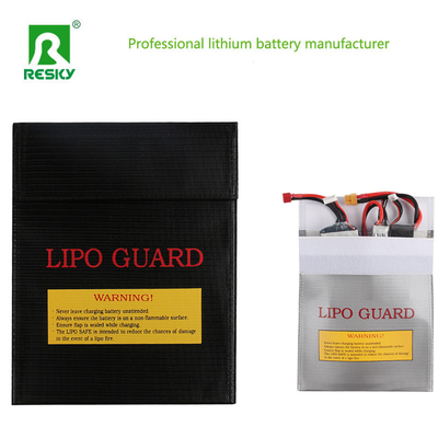 kaufen Rote Schwarz Silber Feuerfest Wasserdicht RC Lithium Akku Pack Sicherer Lade Aufbewahrungstasche Online-Herstellung