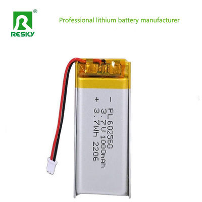 kaufen Lithium-Batteriezelle LP602560 3,7 V 4,2 V 1000 mAh wiederaufladbare Lipolymer-Batterien für GPS-Tracker Online-Herstellung