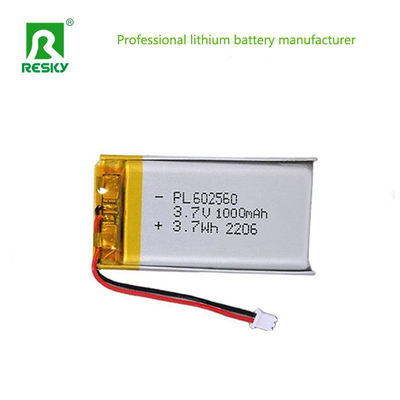 kaufen Leistung Lipo-Batterien LP602560 3,7v 4,2v 1000mAh 3,7wh Lithium-Polymer-Batterie für intelligente Schlösser Online-Herstellung