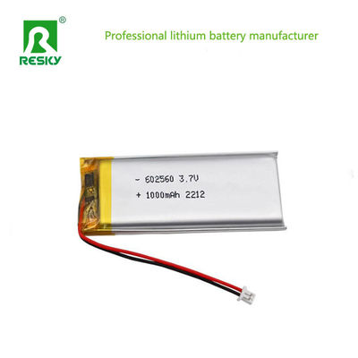 kaufen Wiederaufladbare Lithium-Ionen-Batterien LP602560 3,7v 4,2v 1000mAh 3,7wh Lithium-Polymer-Lipo-Batterien Online-Herstellung