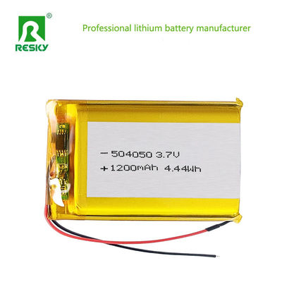 kaufen Lithium-Ionen-Wiederaufladbatterien 504050 3.7v 1200mAh 4.44wh Lithium-Batteriepaket für Smart-Armbänder Online-Herstellung
