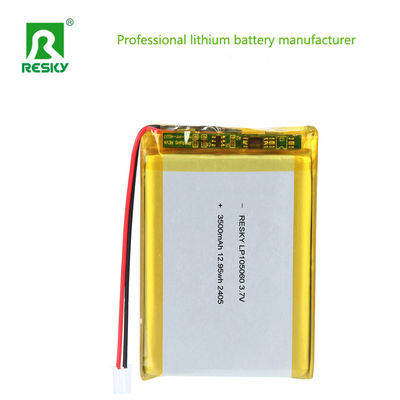 kaufen RESKY LP105060 3.7V 3500mAh 12.95wh Solar Power Lithium Battery Cell Rechargeable Batteries Online-Herstellung