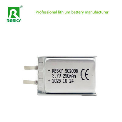 kaufen Rechargeable Lifepo4 Battery Cell 502030 3.7v 250mAh 0.925wh Power Lithium Ion Polymer Battery Online-Herstellung