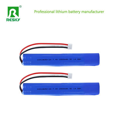 kaufen Power Batteries 18650 2S1P 7.4V 2000mAh 2600mAh 5C Lithium Ion Battery Pack  With MSDS/UN38.3 Online-Herstellung