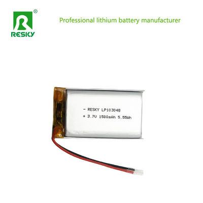 Lithium-Polymer-Batteriezelle 3.7V 1500mAh 103048 Für digitale Geräte