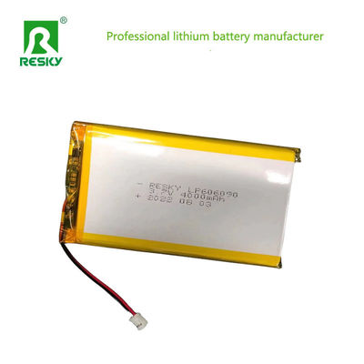 Leistung Lithium Polymer Batteriezelle 606090 3,7V 4,2V 4000mAh 14,8Wh Lipo-Batterien