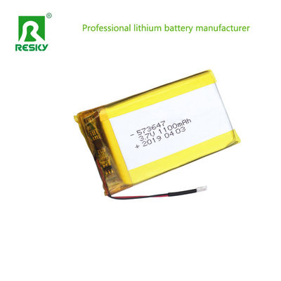 Prismatische Lithium-Polymer-Batteriezelle 573647 553450 3,7V 1100mAh