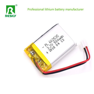 Quadratische Lithium-Polymer-Batteriezelle 602535 3.7V 4.2V 400mAh Für Smart Watch
