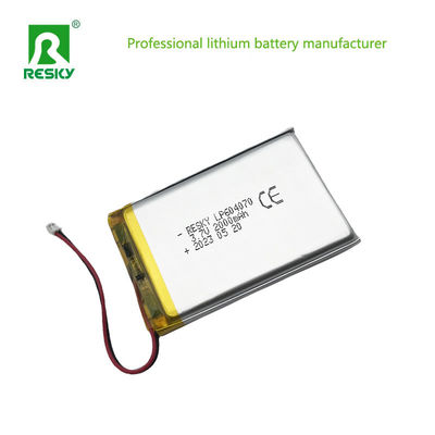 Tragbares Medizingerät Lipo Zellen 604070 3,7 V 2000mAh 7,4 Wh