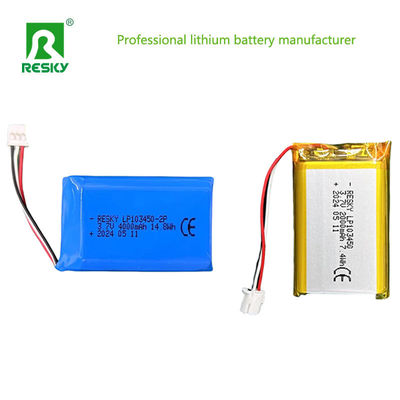 2s Lithium-Polymer-Batteriepack 103450 7,4v 2000mAh 14,8wh Li-Ionen-Batterien