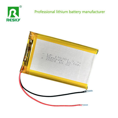 Wiederaufladbare Lithium-Polymer-Batterie 115181 105080 3,7V 5000mAh für Sonnenlicht