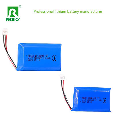 Lithium-Polymer-Flachbatteriezelle 803450 2p 3.7V 1500mAh 3000mAh Leistung Batterien