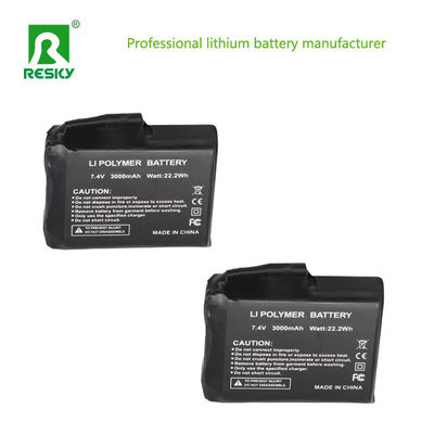 Heizhandschuhe Wiederaufladbare Li-Polymer-Batterie 3,7V 4000mAh
