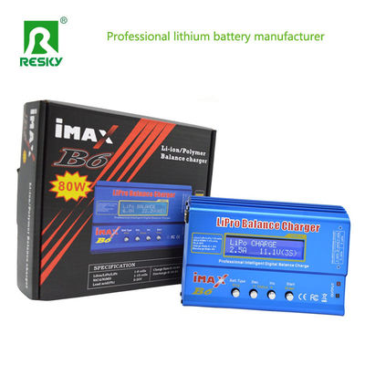 Imaxb6 RC Lipo-Balance-Ladegerät 80W 1-6A für 2-6er Lithium-Polymer-Batterie-Pack