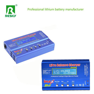 Lithiumbatterie RC-Balance-Ladegerät Imaxb6 80W 6A 7,4V 11,1V 14,8V 18,5V 22,2V
