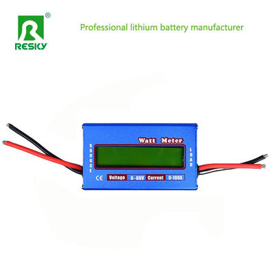 60V Gleichstromzähler RC Zubehör 100A Digital Wattmeter Für RC-Lithiumbatterien