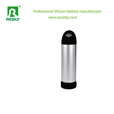 18650 Li-Ionen-Batteriezelle 36V 10,4ah 350W Speicherflaschenform Lithiumbatteriepaket für E-Bike