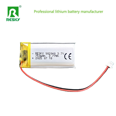 Wiederaufladbare Li-Polymer-Batterie 102040 902040 3,7V 800mAh 850mAh Lithium-Batteriezelle
