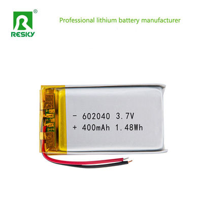 Wiederaufladbare Lithium-Polymer-Akkuzelle 602040 400mAh 450mAh 3,7V Power-Lipo-Batterie
