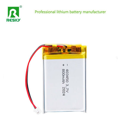 Wiederaufladbare Lithiumzelle 3,7V 403450 800mAh Lipo-Li-Polymer-Batteriezelle für audiovisuelle Geräte